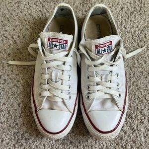 White Low Top Converse